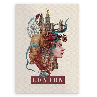 Tablou fara rama Londra Vintage