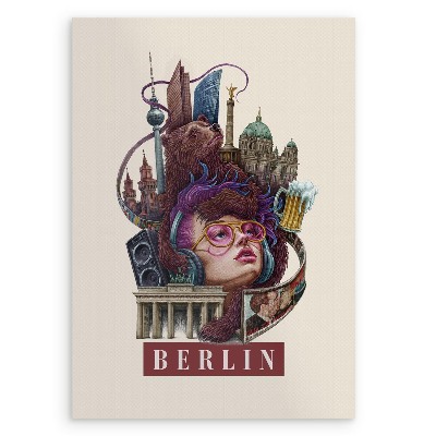 Tablou fara rama de alicja kocurek Berlin Vintage