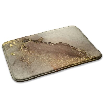  Covor mic Motiv abstract cu efect auriu