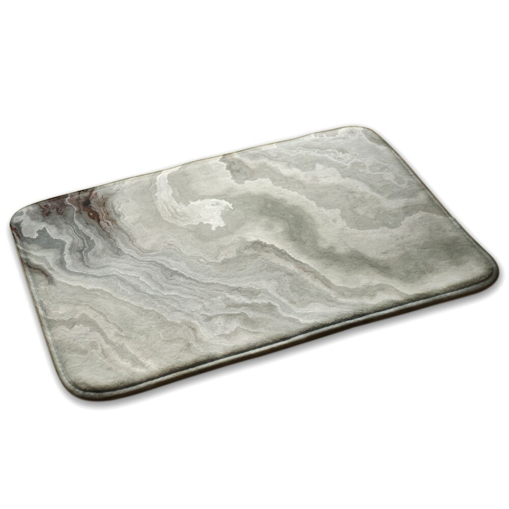  Covor antiderapant Model de marmură în nuanțe de gri