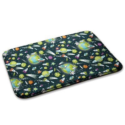  Covor copii Teme spațiale cu planete și rachete