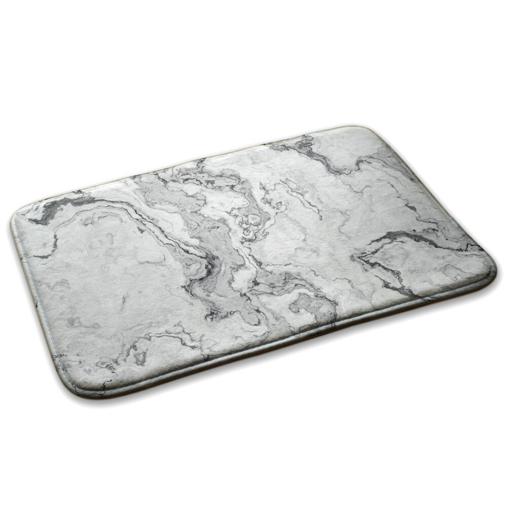  Covor mic dormitor Model de marmură cu vene gri