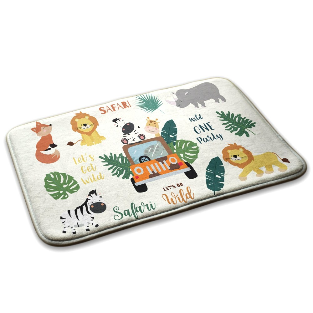  Covor bucătărie antiderapant Animale de safari