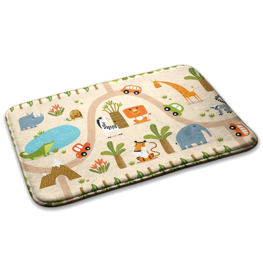  Covor modern confortabil Animale și mașini