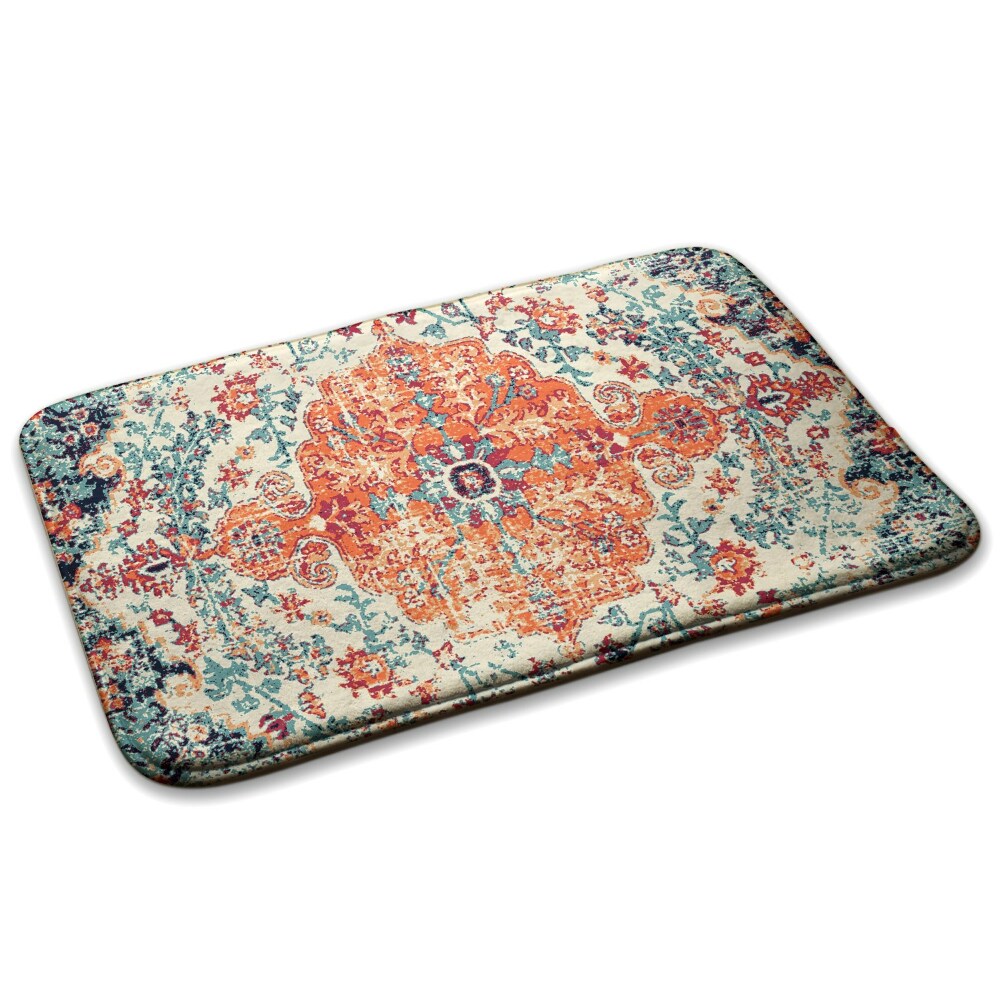  Covor dormitor Model floral simetric oriental