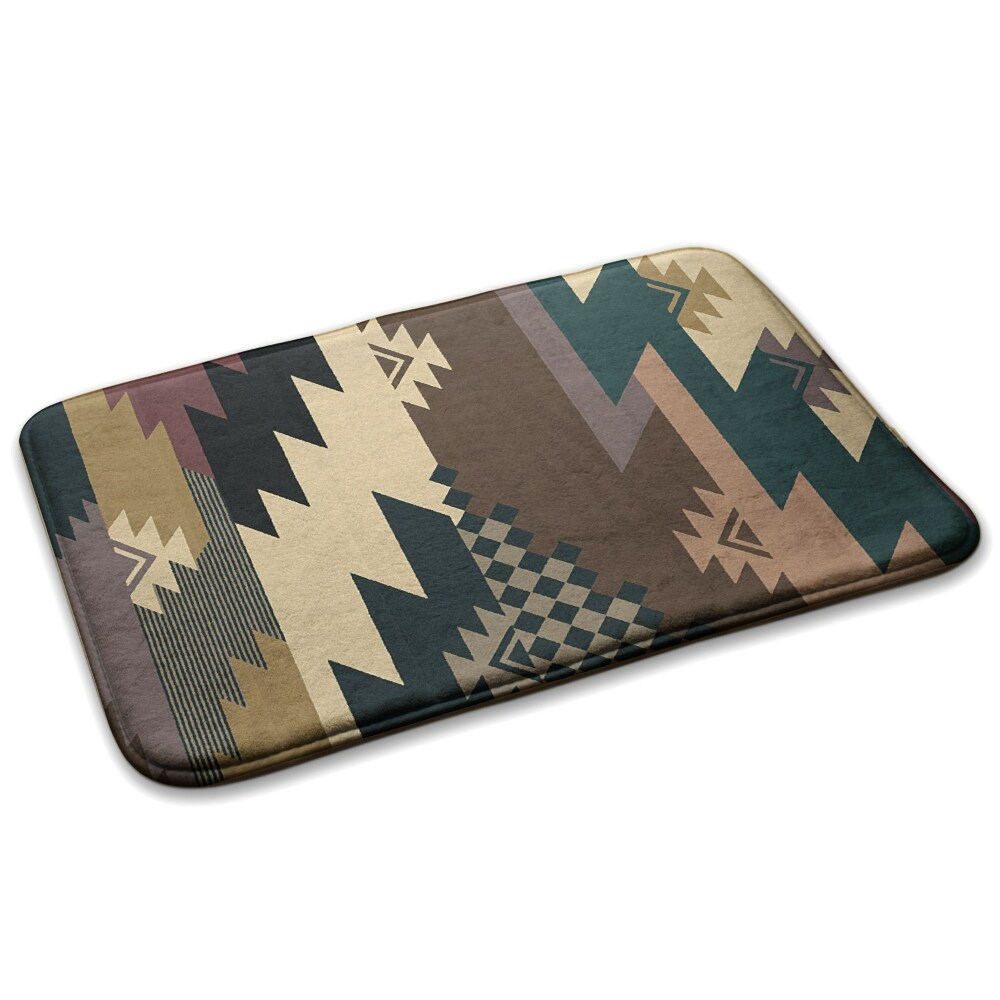  Covor hol Modele geometrice în stil aztec