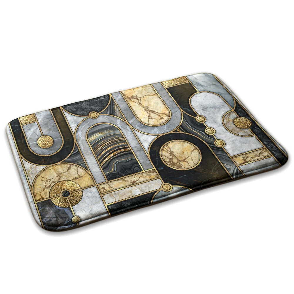  Covor hol Modele geometrice cu texturi de marmură