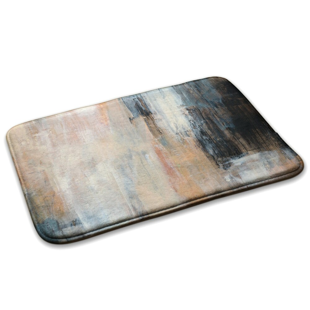  Covor copii Tușe abstracte de pensulă în culori neutre