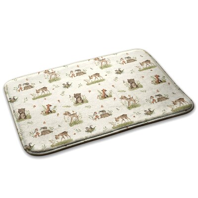  Covor copii Animale și plante de pădure