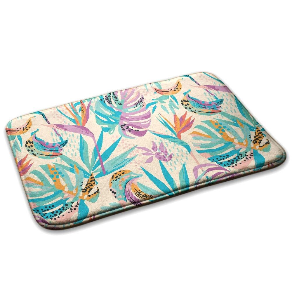  Covor modern confortabil Frunze și banane