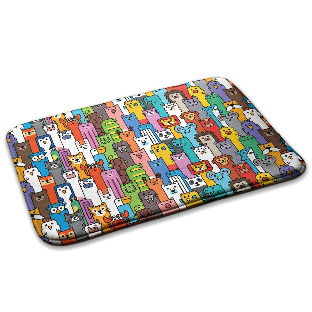 Covor bucătărie confortabil Animale de desene animate colorate