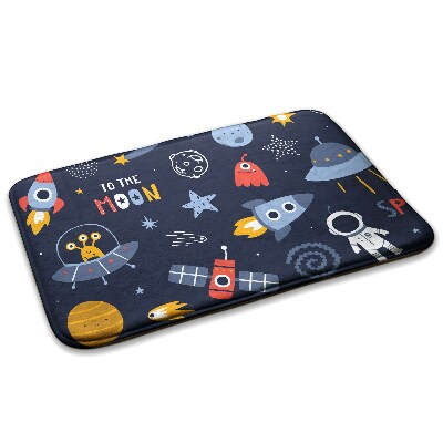  Covor antiderapant Temă spațială cu rachete și astronauți