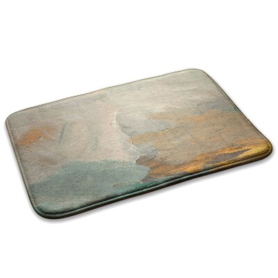  Covor bucătărie antiderapant Pete abstracte în tonuri de pământ