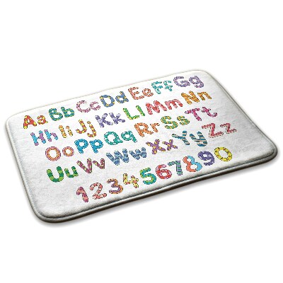  Covor dormitor Litere și cifre