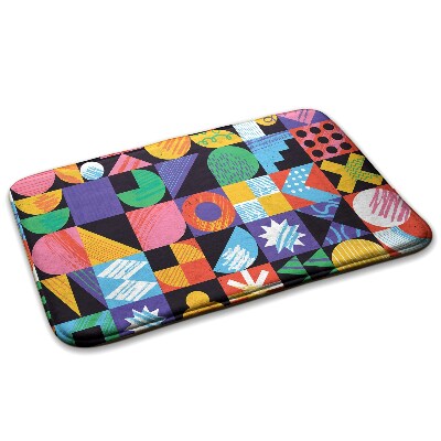  Covor bucătărie antiderapant Modele și forme geometrice colorate