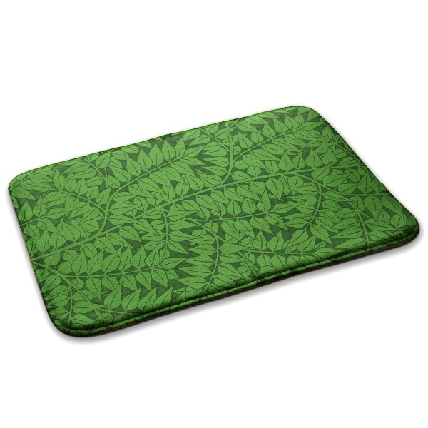 Covor modern confortabil Frunze pe un fundal verde