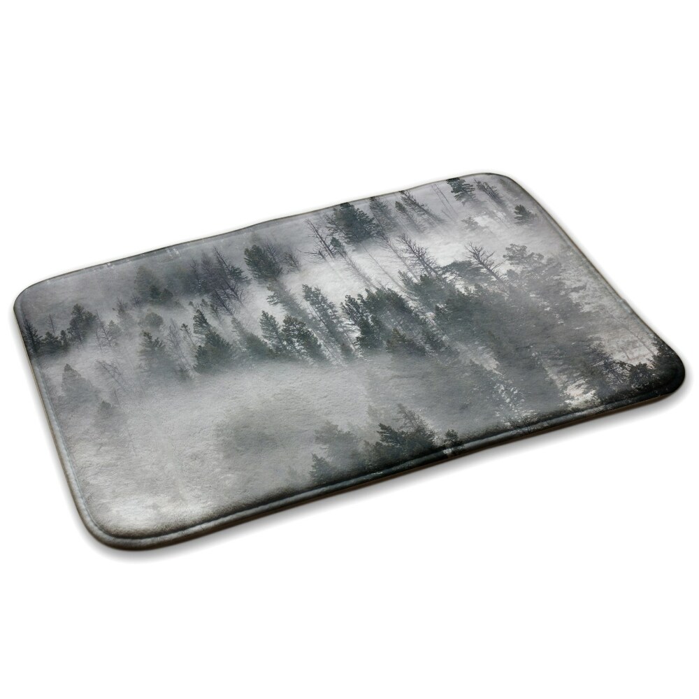  Covor modern confortabil Pădurea în ceață