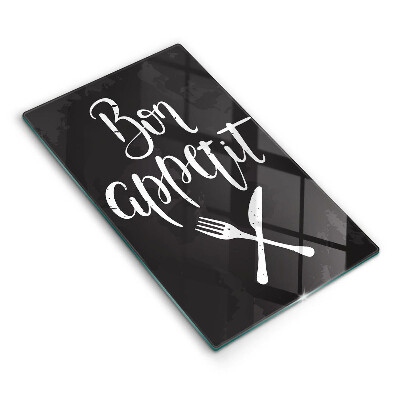 Tocător de bucătărie decorativ Inscripția „Poftă bună”