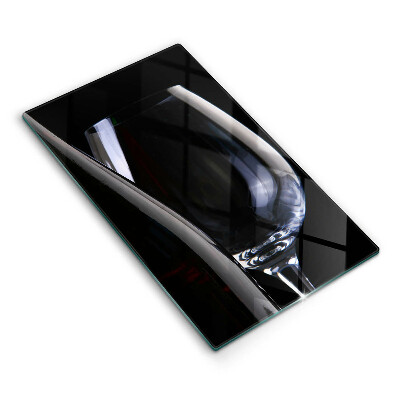 Tocător de bucătărie decorativ Un pahar și o sticlă