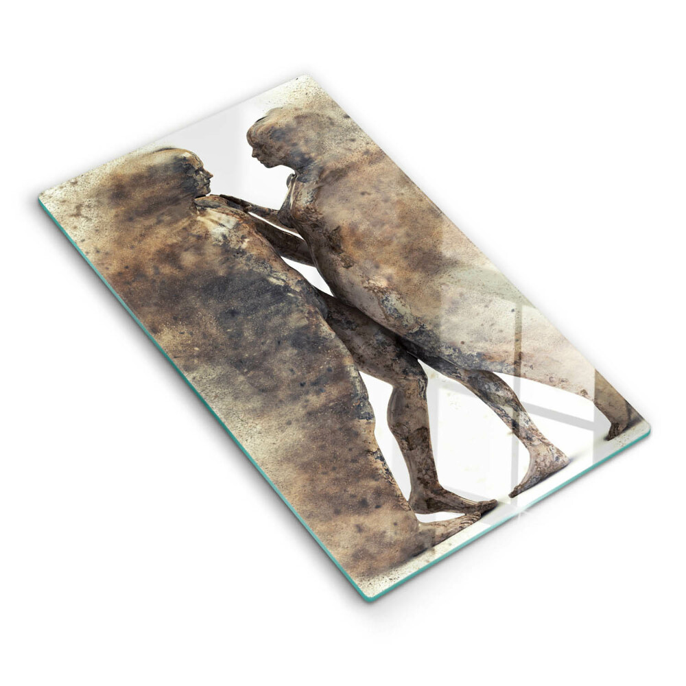 Tocător sticlă decorativ Corpuri de oameni îndrăgostiți