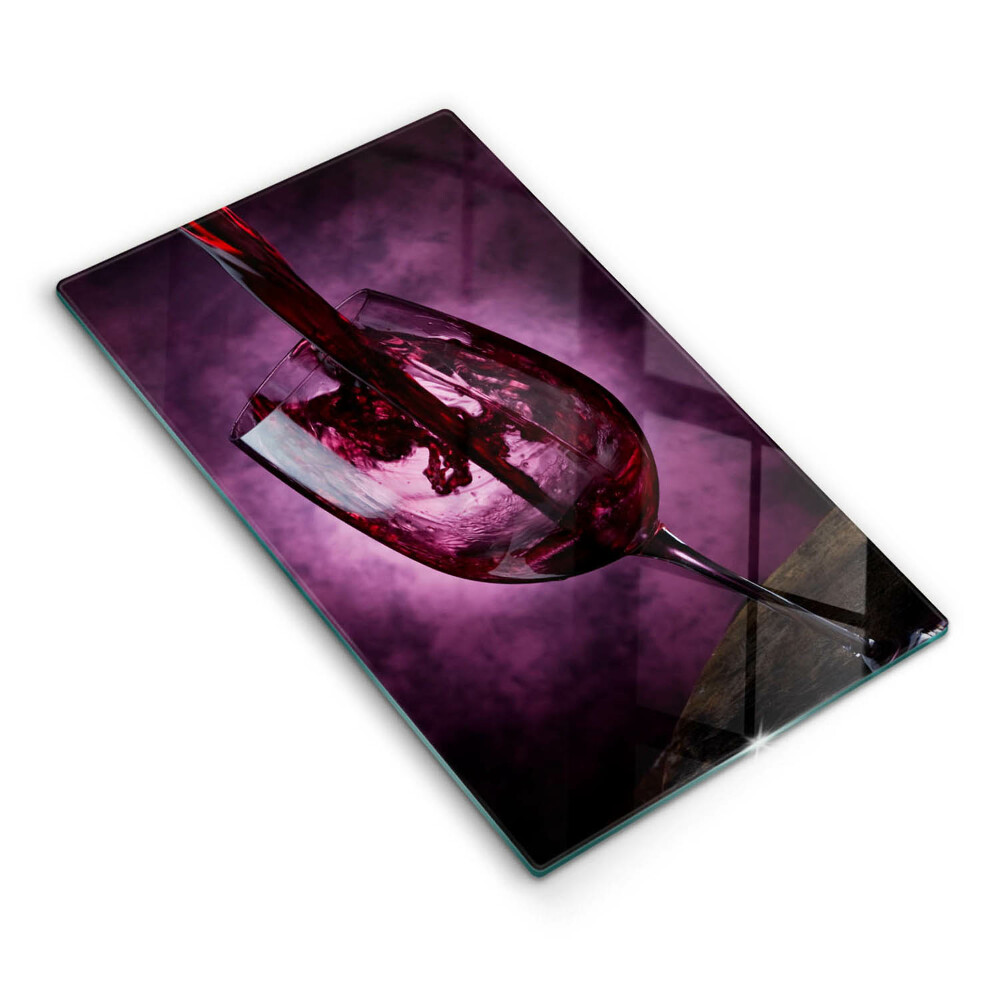 Tocător sticlă decorativ Un pahar de vin