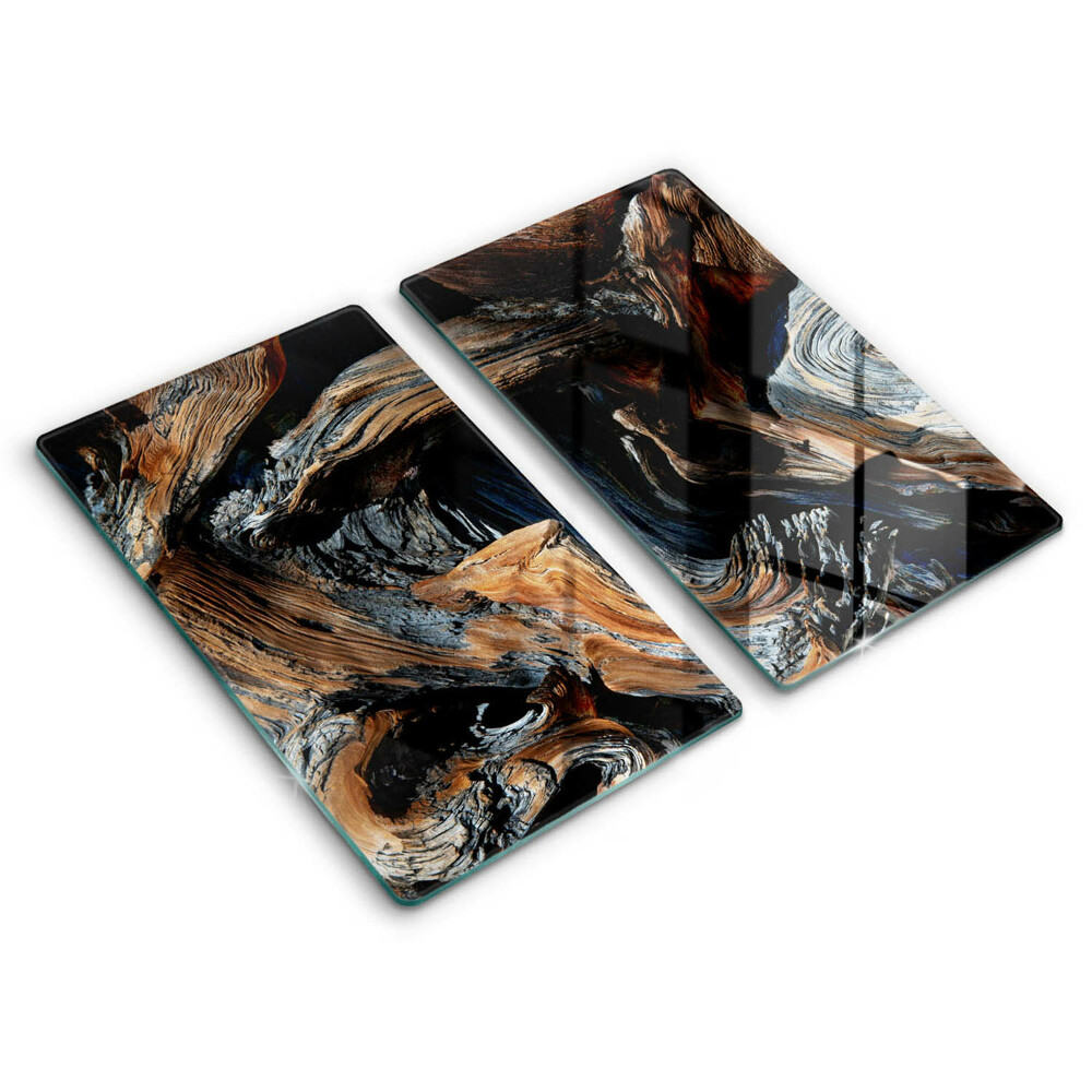 Tocător din sticlă Model abstract 2 buc.