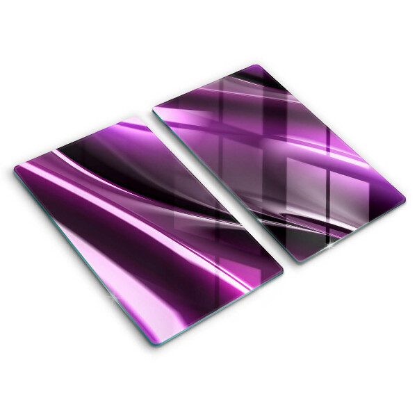 Tocător de bucătărie Abstracție violetă 2 buc.