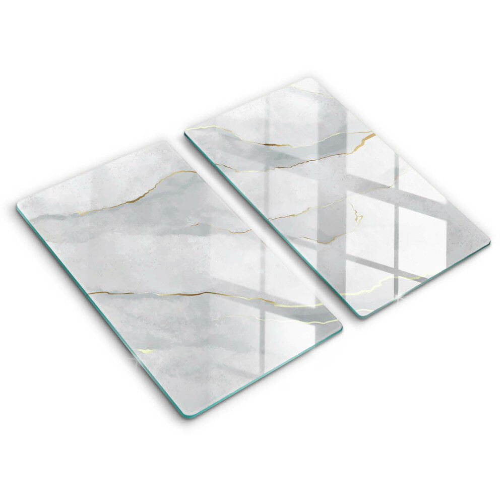 Tocător din sticlă Textură de piatră 2 buc.