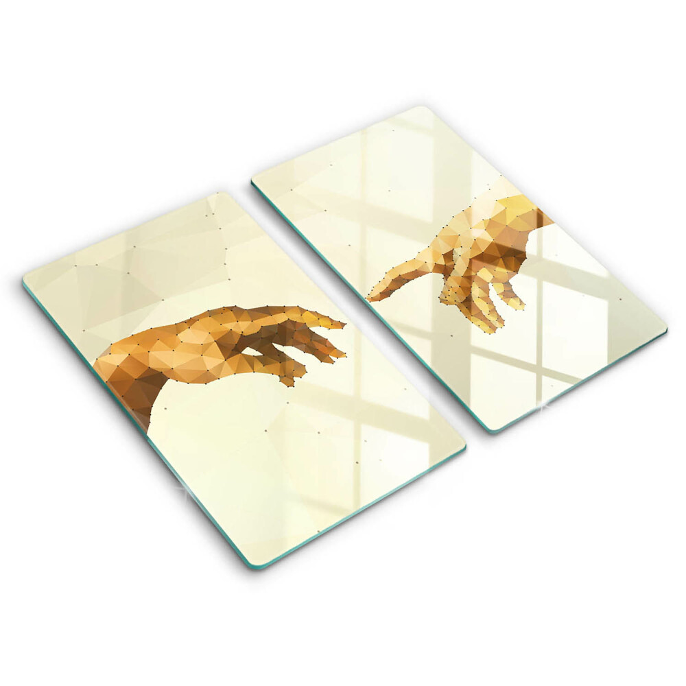 Tocător de bucătărie Crearea mâinilor lui Adam 2 buc.