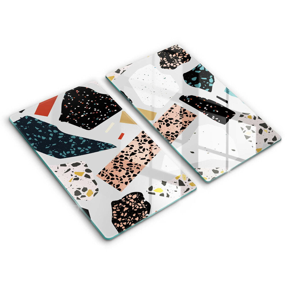 Tocător din sticlă Gresie 2 buc.