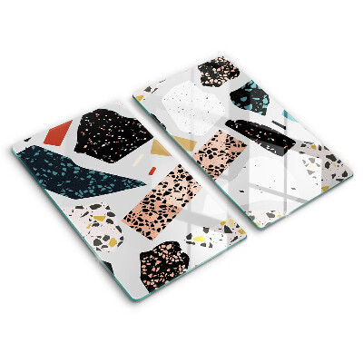 Tocător din sticlă Gresie 2 buc.