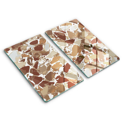 Tocător de bucătărie Pete decorative din piatră 2 buc.