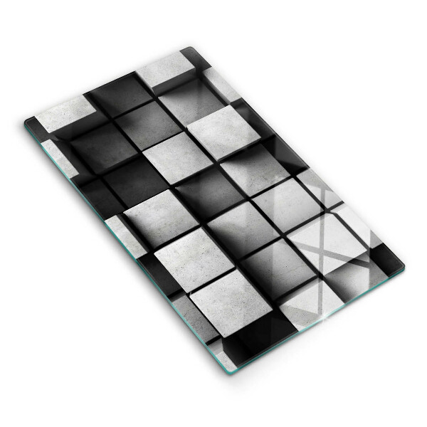 Tocător sticlă Fundal de geometrie 3D