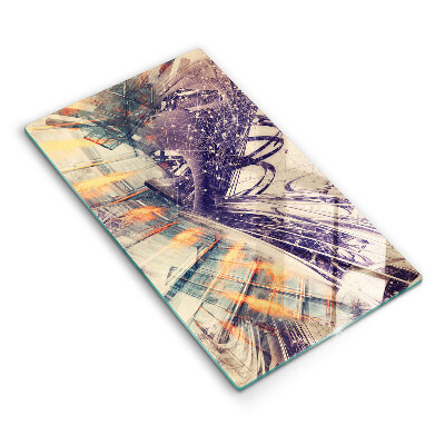 Tocător sticlă Compoziție modernă