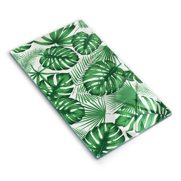 Tocător sticlă Frunze de Monstera