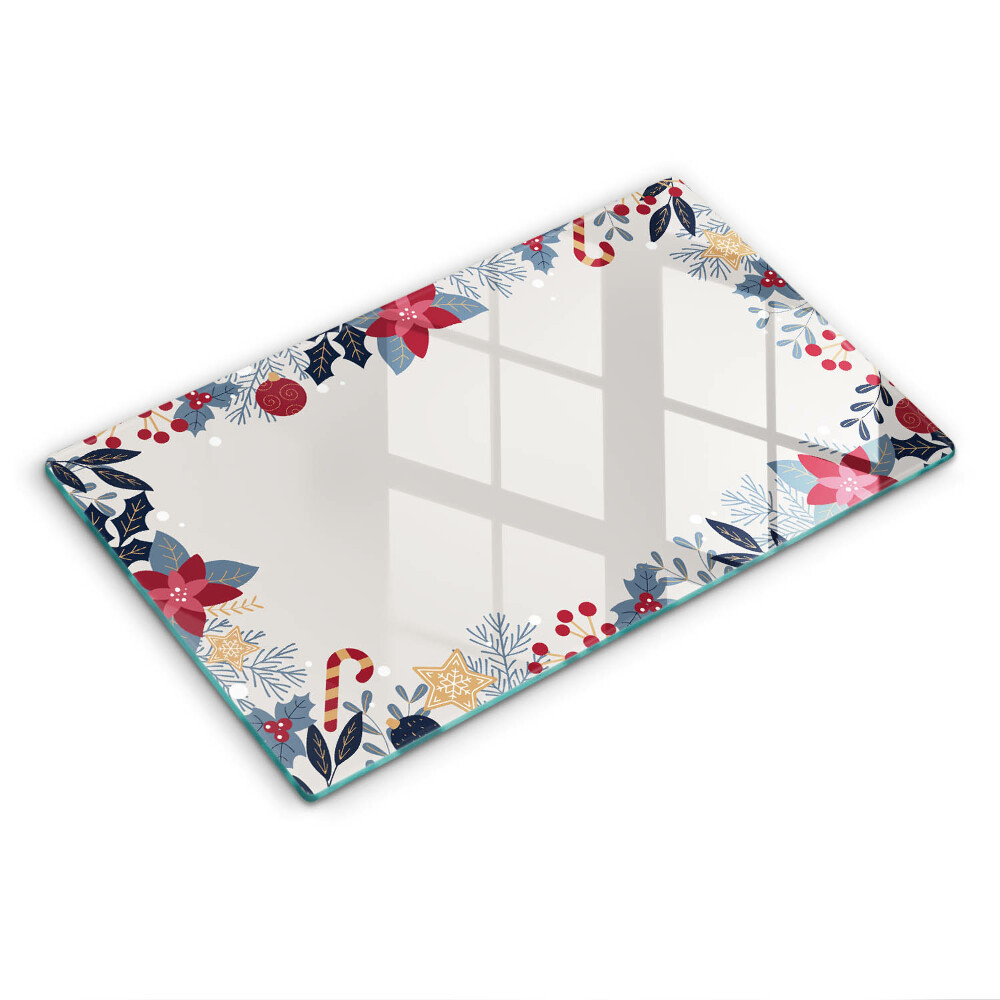 Tocător din sticlă decorativ Decorațiuni de Crăciun