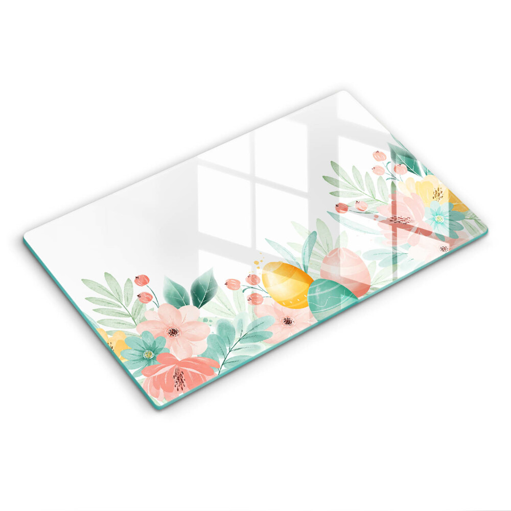 Tocător sticlă decorativ ouă de Paște