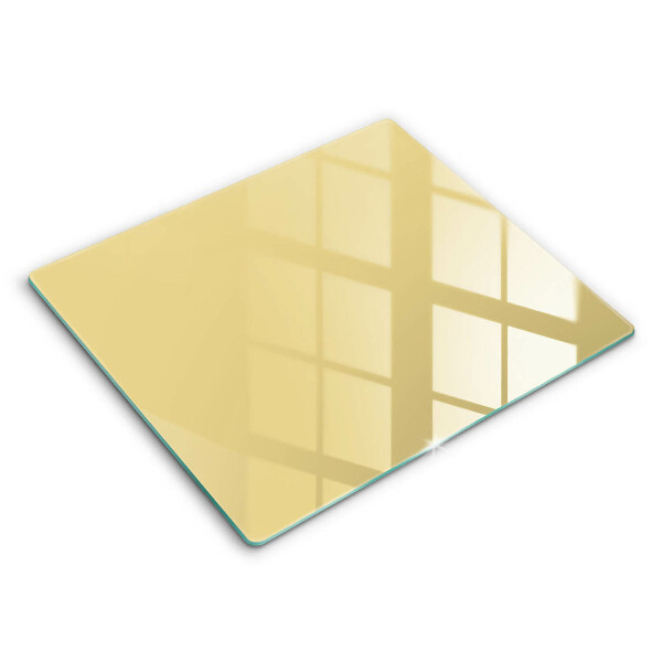 Tocător sticlă modern Culoare galbenă 60x52 cm