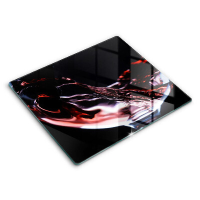 Tocător de bucătărie modern Un pahar de vin roșu 60x52 cm