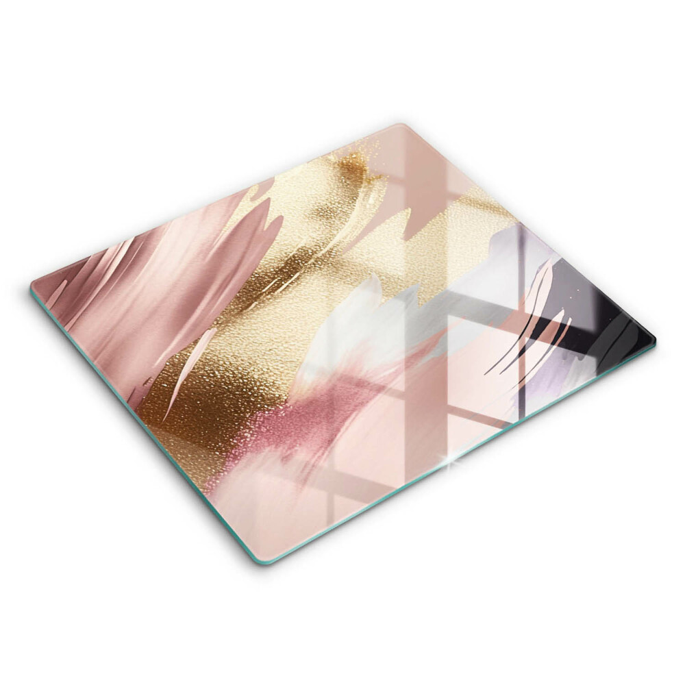 Tocător sticlă modern Pete pastelate 60x52 cm