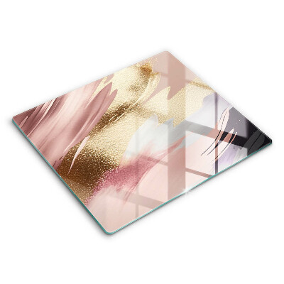 Tocător sticlă modern Pete pastelate 60x52 cm