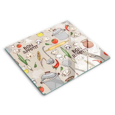 Tocător de bucătărie modern Ilustrație de bucătărie 60x52 cm