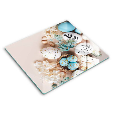 Tocător sticlă modern decorațiuni de Paște 60x52 cm