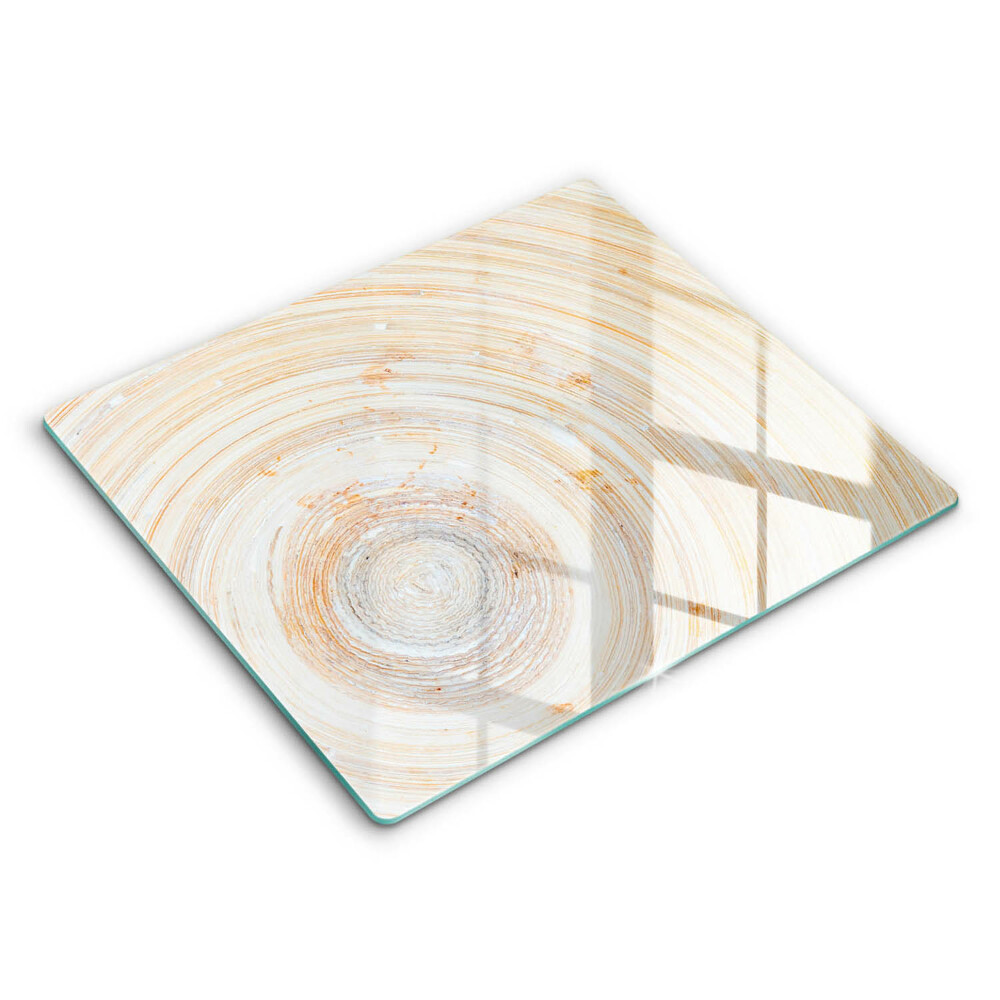Tocător din sticlă modern Textură lemn 60x52 cm