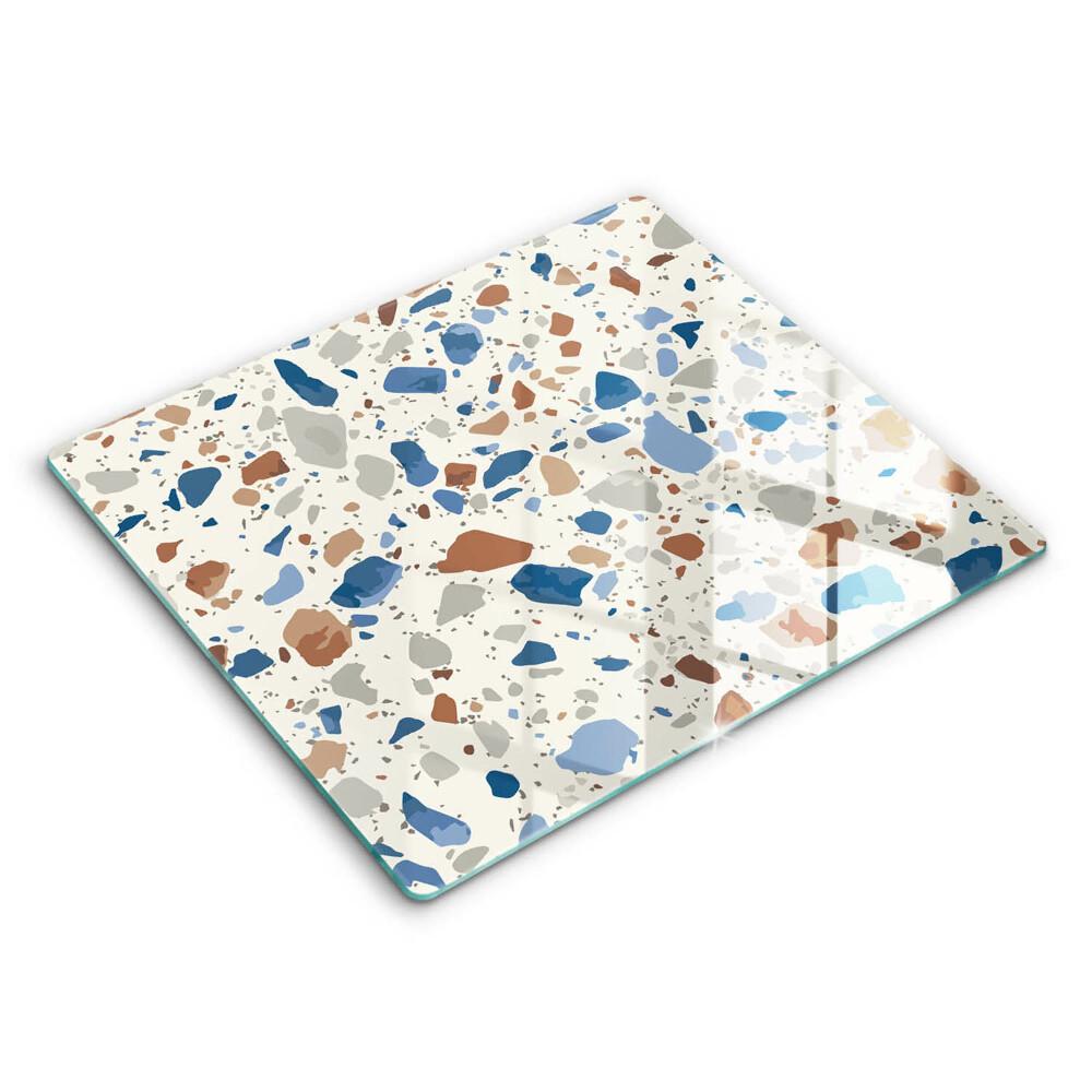 Tocător din sticlă modern Gresie decorativă 60x52 cm