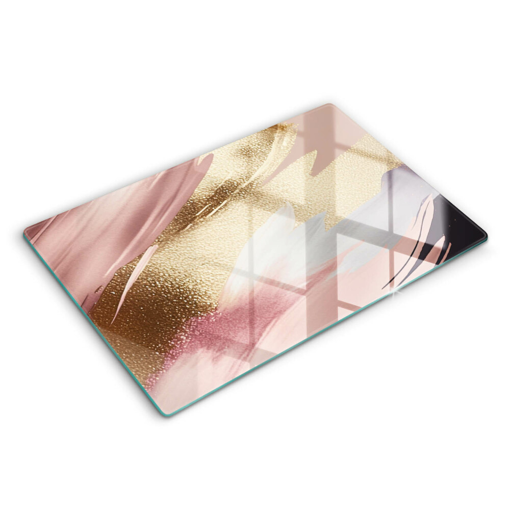 Tocător sticlă modern Pete pastelate 80x52 cm