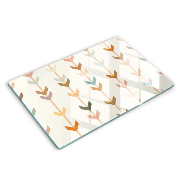 Tocător de bucătărie modern Elemente geometrice 80x52 cm