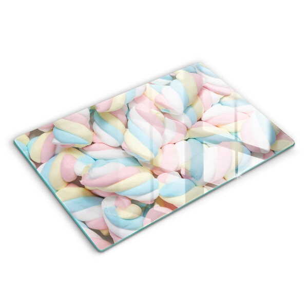 Tocător de bucătărie modern Bezele colorate 80x52 cm