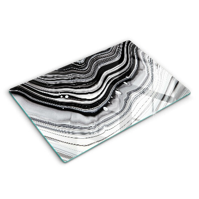 Tocător de bucătărie modern Abstracție de cerneală 80x52 cm