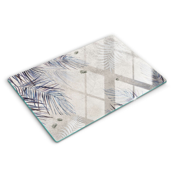 Tocător de bucătărie modern Frunze subtile 80x52 cm